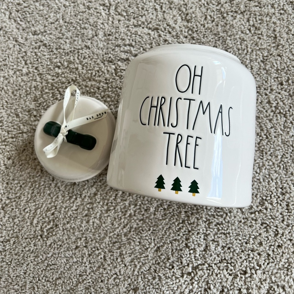 Rae Dunn 'Oh Christmas Tree' Holiday Canister